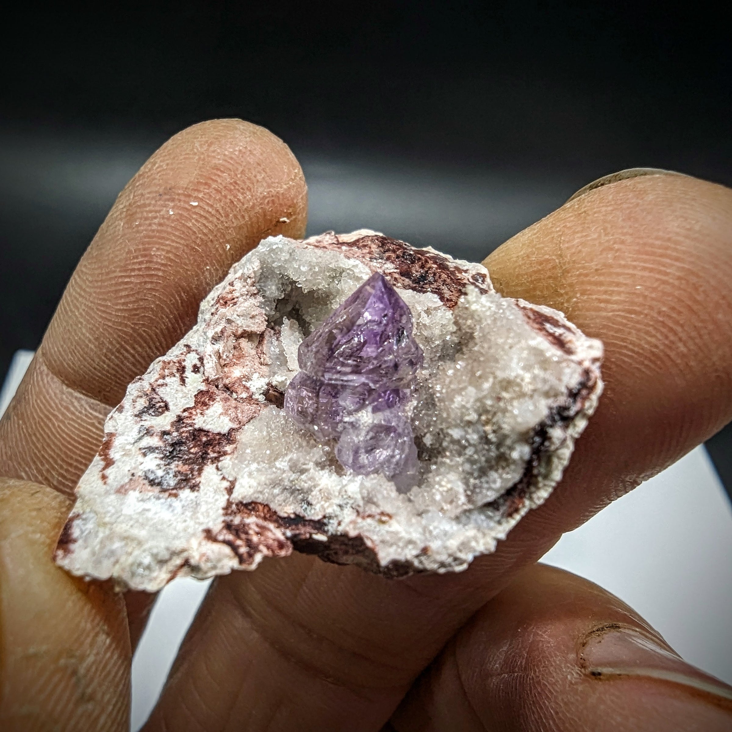 アメジスト　Amethyst from South Korea Amethyst Chunk - Crystal Cluster - 3