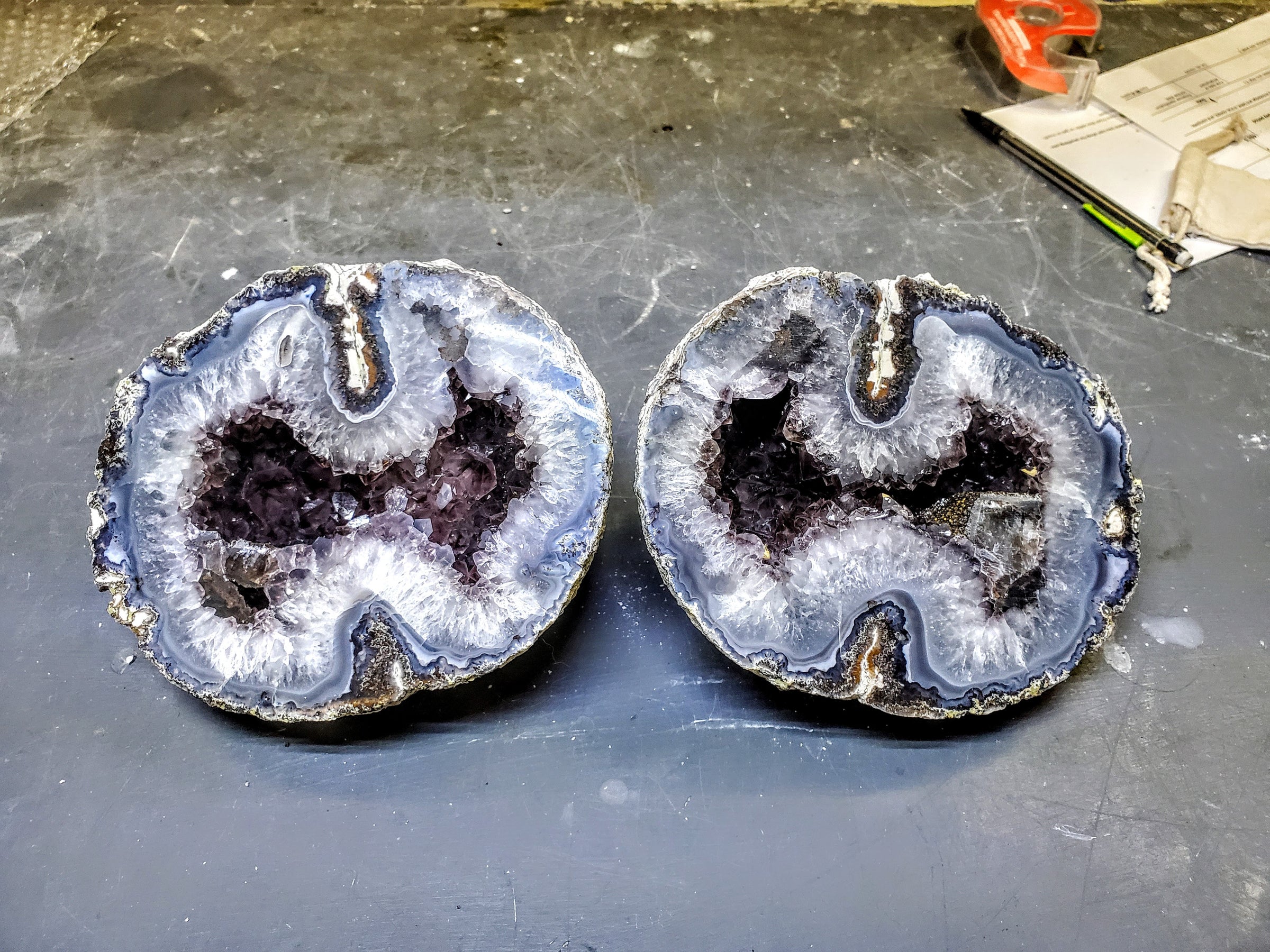 Mexican geodes bulk quantity (Amethyst, Smoky Quartz, Blue Quartz